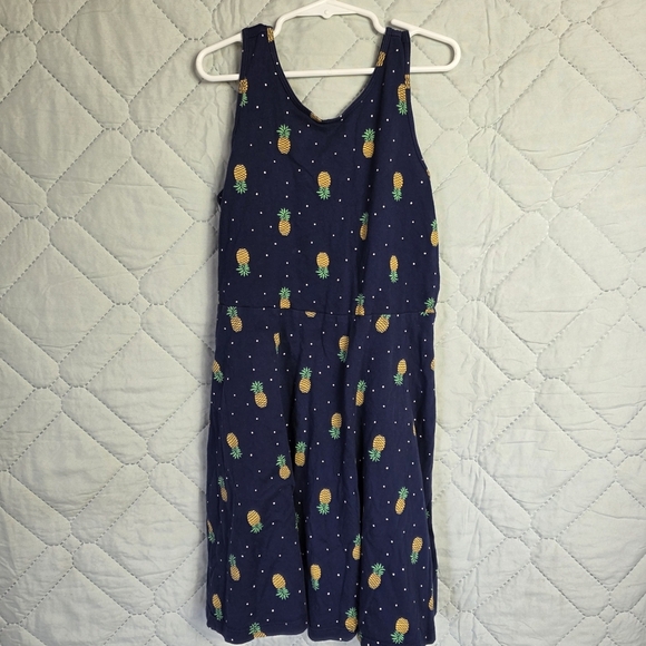 Old Navy Other - Old Navy Kids Pineapple Midi Dress Hawaiian Boho
Sz L 10-12